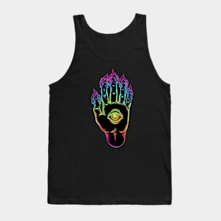 Mysterious Eye. Magic Hand Tank Top